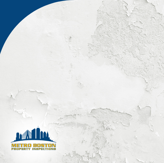 Peeling wall paint from water damage